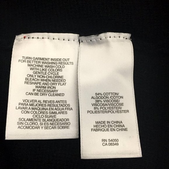 Jones New York Signature Small Cowl Neck Long Sleeve Sweater Viscose Stretch - Picture 6 of 9